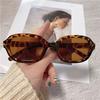 Retro Oval Sunglasses Women's Fashion Sunscreen Eyewear Street Snap Popular Korean Style Mirror Frame Beach Vacation Wear