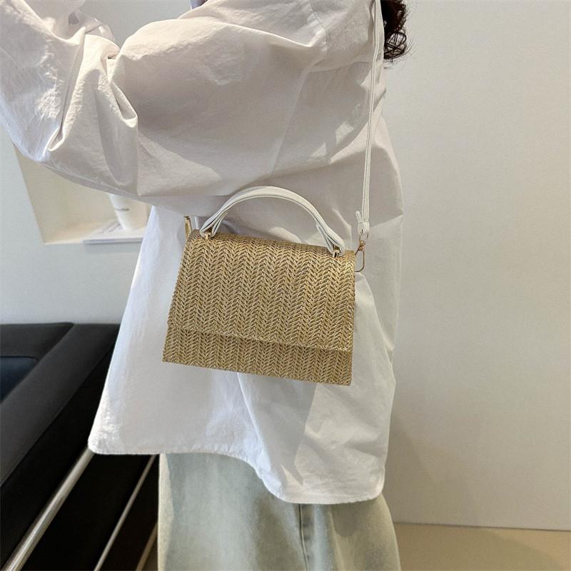 Trendy Woven Small Square Bag For Women Perfect For Everyday Use In Spring