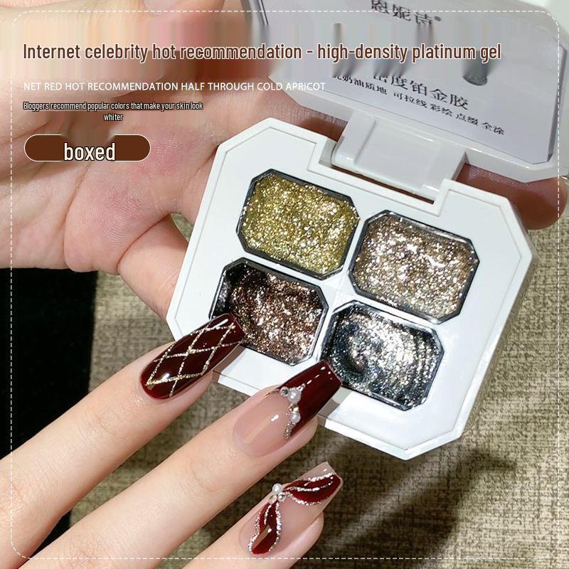 

Платиновый гель Энни: Гель для нейл-арта высокой плотности, не требующий смывания, быстросохнущий, для салонов