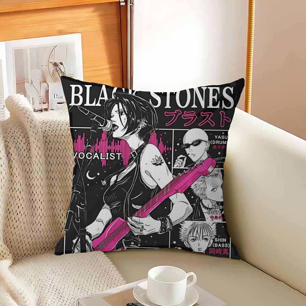 Popular N-Nana Anime Decorative Room Aesthetics Pillow Case Home Decor Bedroom Sofa Bed Couch Pillow Cover 45x45