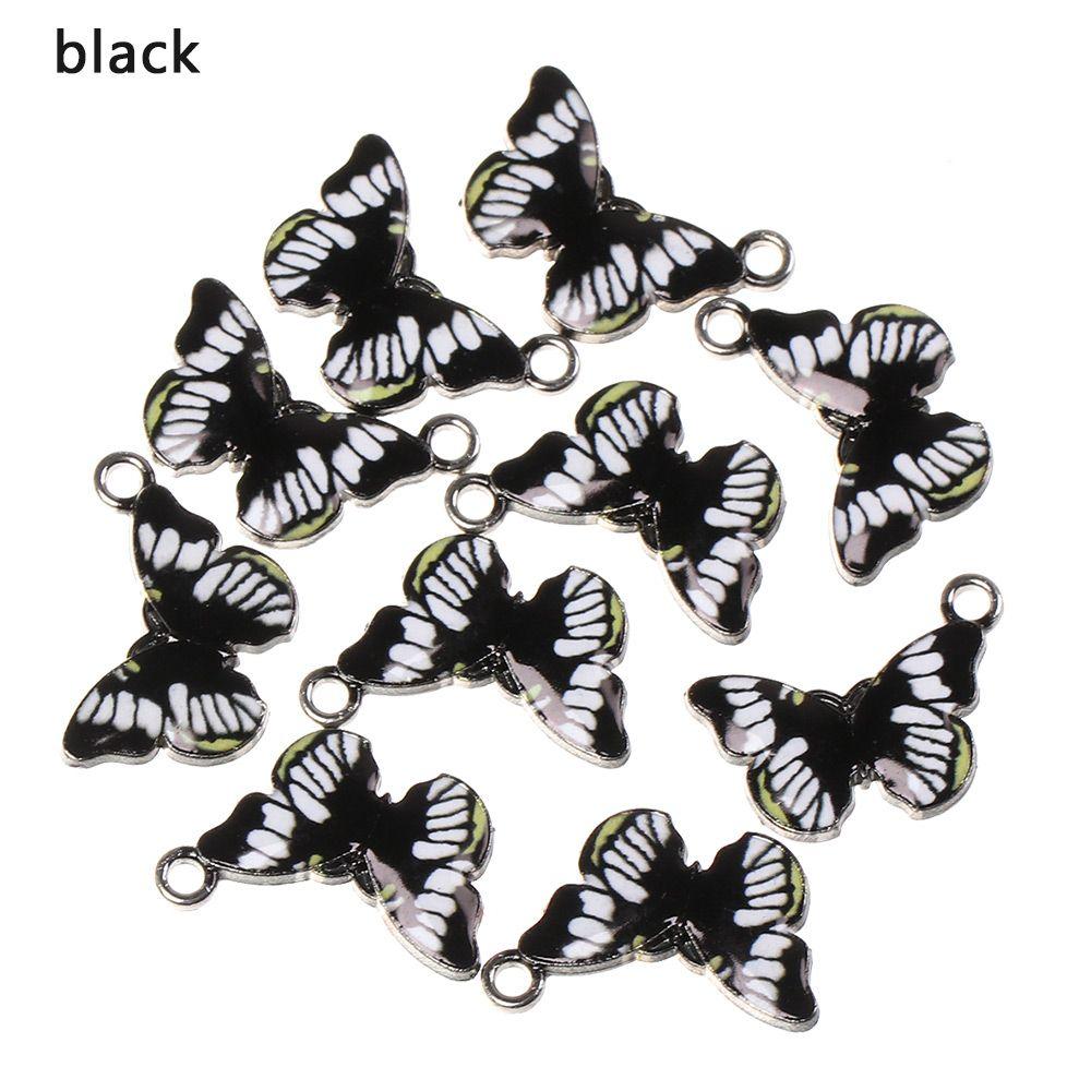 Earrings Crafting DIY Accessories Butterfly Charms Enamel Pendants Cute Animal Jewelry Making