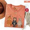 Comfort Colors® Retro Winnie The Pooh Halloween Shirt, Pooh and Friends Halloween Shirt, Spooky Season Tee, Cute Pooh Pumpkin Shirt