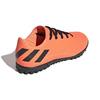 Slip Resistant Abrasion Resistant Low Top Soccer Shoes Orange Kids' EH0503
