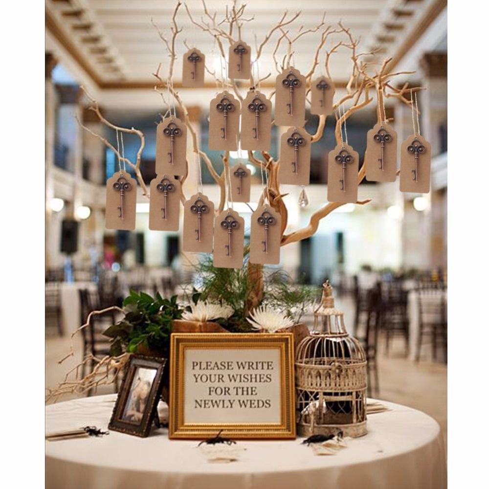 3Pcs Wedding Souvenirs Skeleton Bottle Opener + Tags Wedding Favors and Gifts for Guest Party Favors