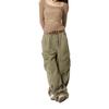 Unisex Retro Wash Multi-Pocket Loose-Fit Trousers - Autumn/Winter Casual Wide-Leg Style