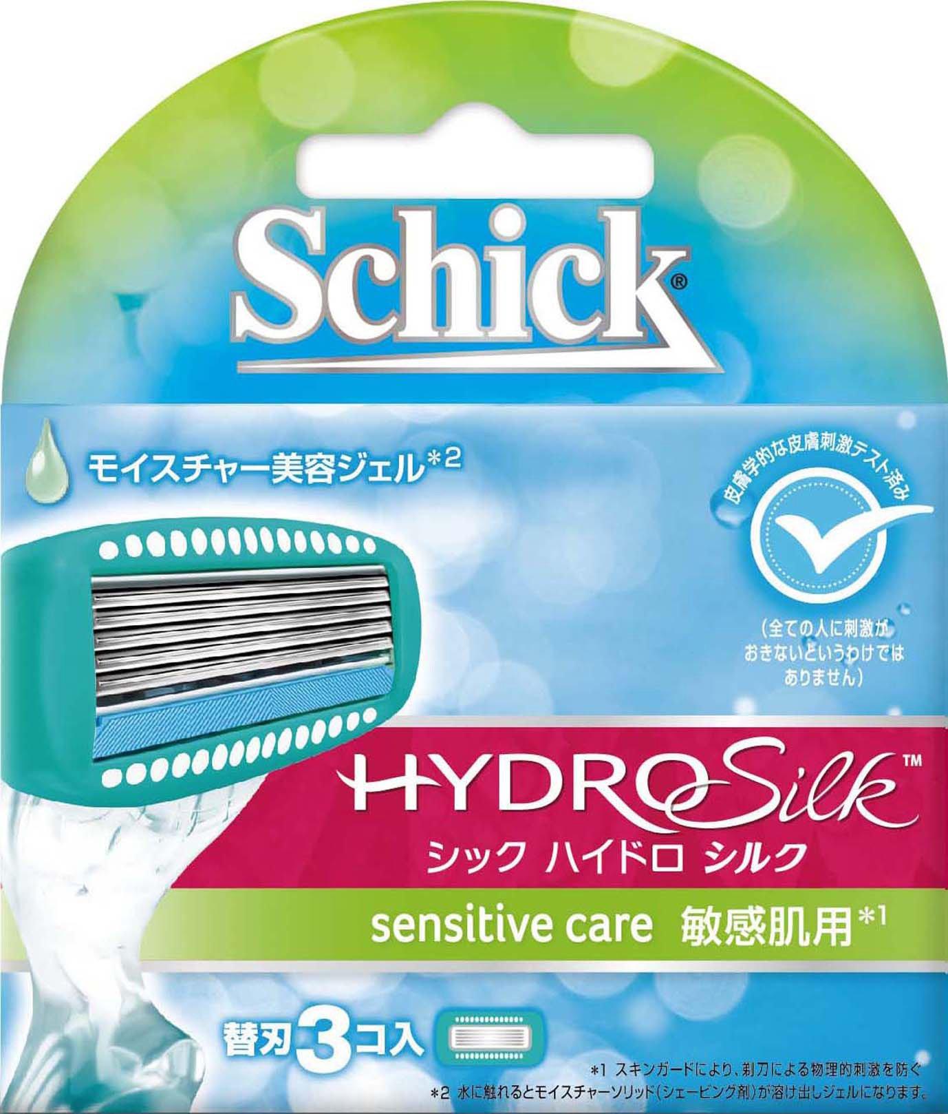 Сменные лезвия Schick Hydro Silk для чувствительной кожи (3 лезвия)