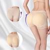 Padded Boxers Panties Mid Waist Lift Hip Solid Color Lace Panties Woman Supplies