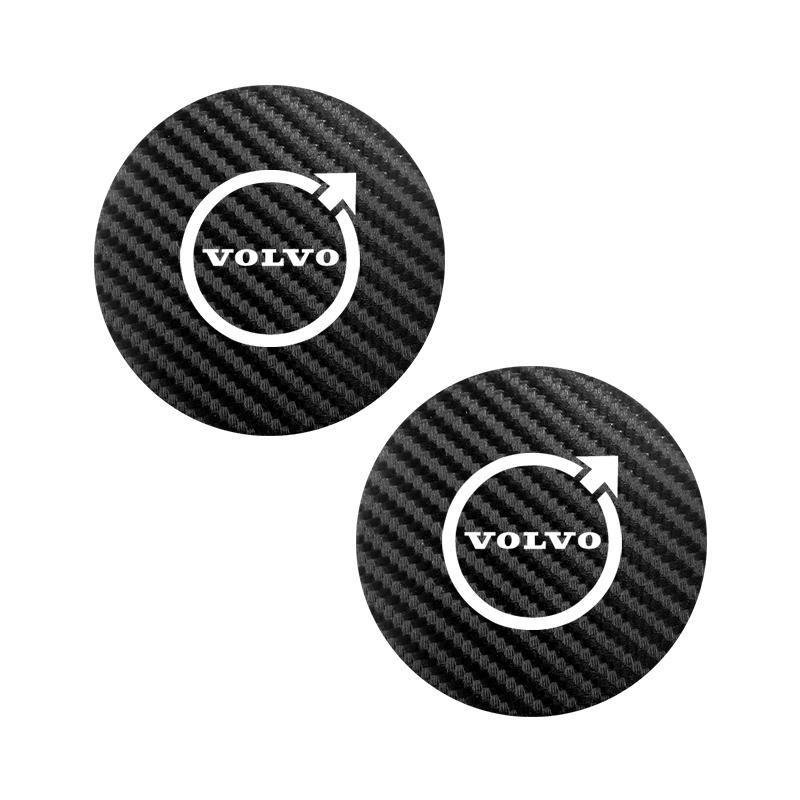 2 szt. Skórzana podstawka pod kubek do samochodu Gniazdo na kubek samochodowy Antypoślizgowa podkładka do Volvo XC90 V90 V60 XC60 V40 EC40 EX40 S80 S60 S90 C40 XC40 V70 X