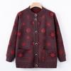 Early Autumn Mother New Knitted Sweater Jacket Middle Old Grandmother Sweater Cardigan Autumn Top Old Man Clothes