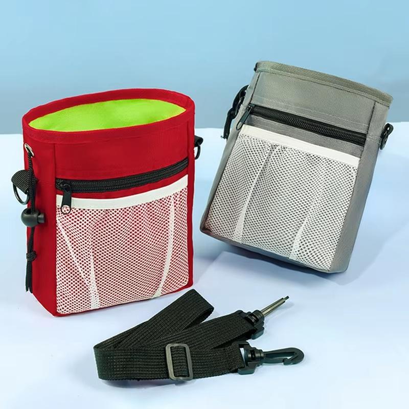 Dog Training Treat Snack Pouch Multifunctional Portable Waist Bag for Camping Hiking Dog Walking Outdoor Activities