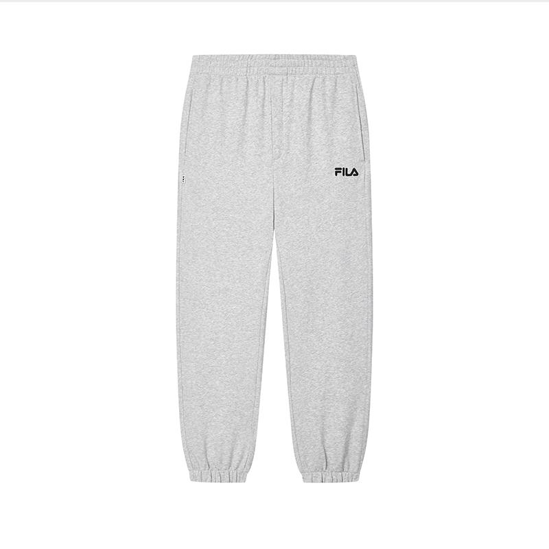 New FILA Knitted Sports Pants Men's Mist Heather Gray F11M439605FMG