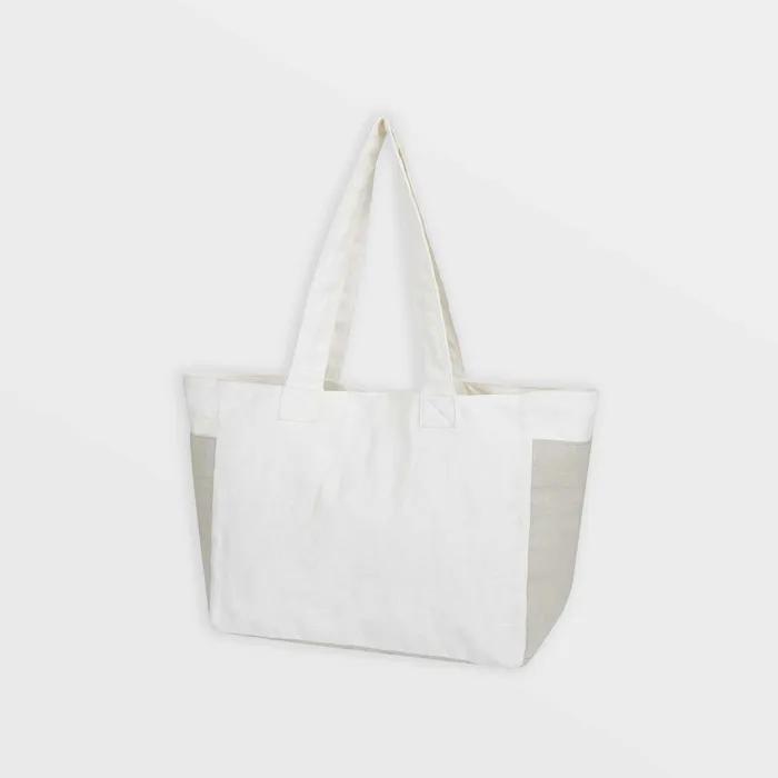 4P Linen Tote Bag (Ivory)