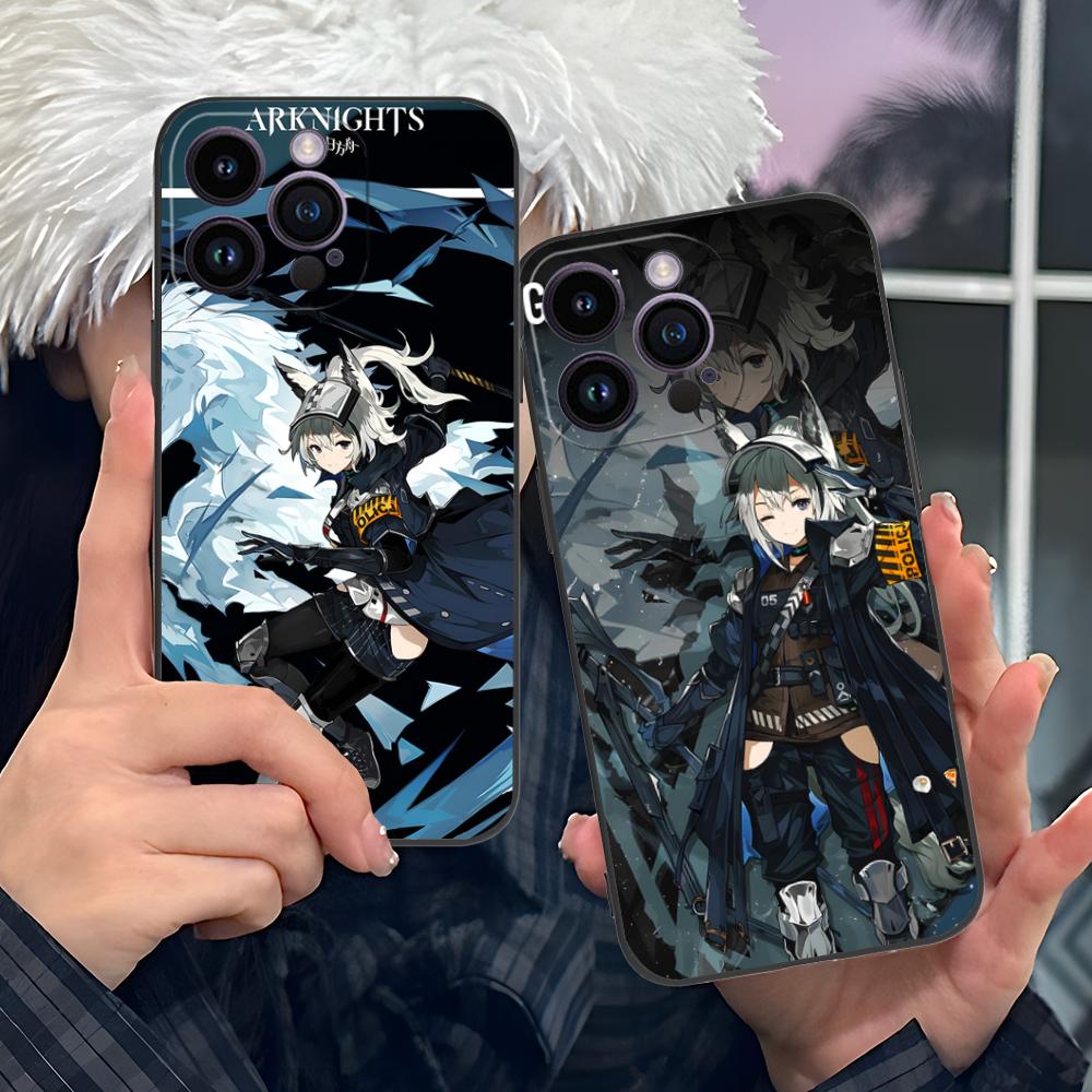 Arknights Grani Matte TPU Mobile Phone Case for iPhone 17 16 15 14 13 12 11 X XR XS 8 7 Air Pro Max Plus Mini Colorful Cover