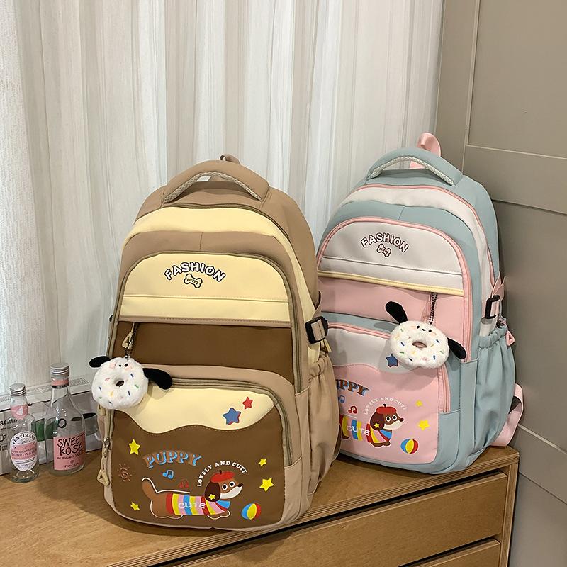 New Cute Cartoon Schoolbag High Value Primary School Backpack Junior High School Girls High School Large Capacity Student Schoolbag