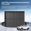Trunk Mat For Kia Sportage Hev European Hybrid LHD Rear Trunk Seat Backrest Cushion Anti-Kick Mats Car TPE Trunk Protection Pads