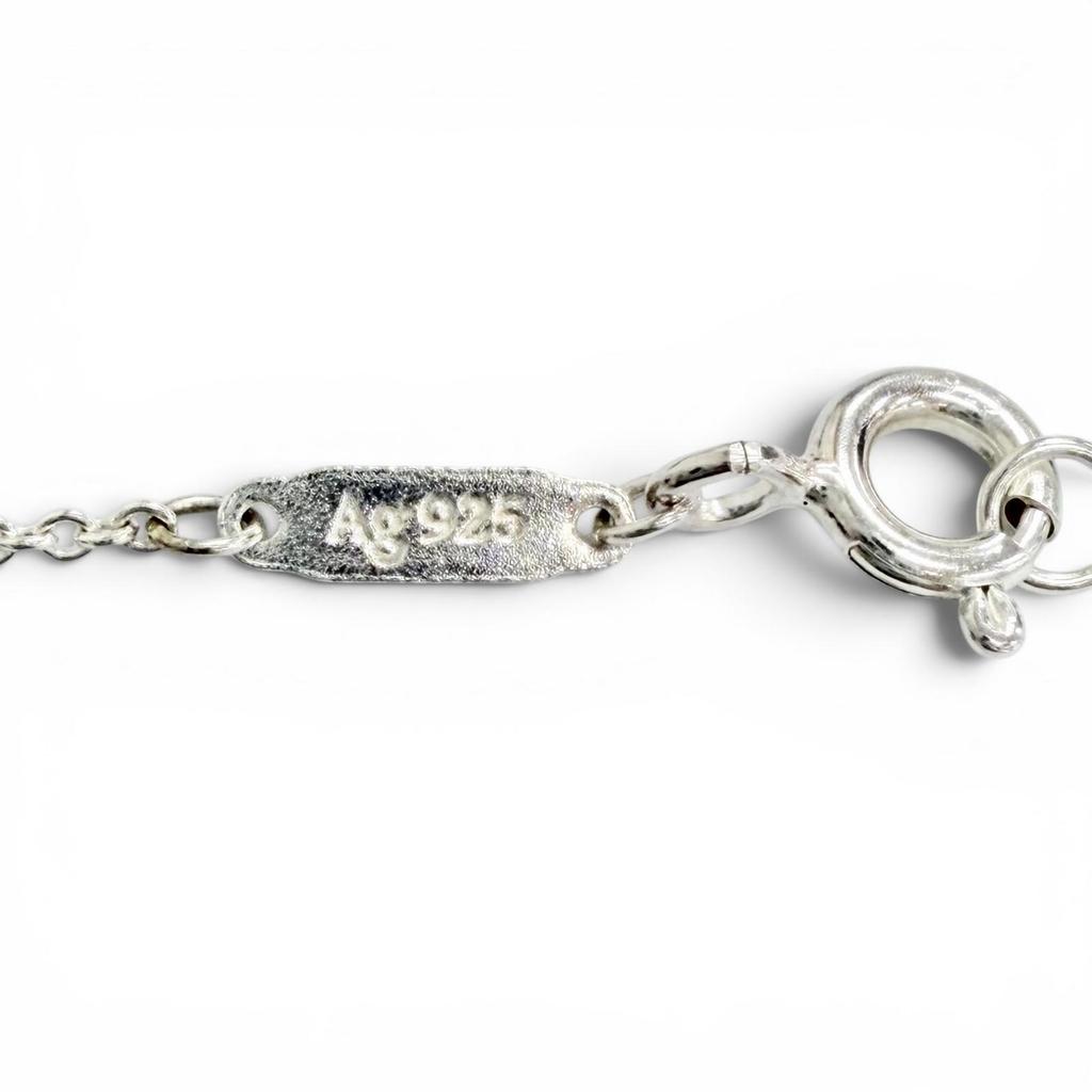 Excellent TIFFANY&Co. Necklace Mini Double Heart Tag Pendant Silver AG925 Women Used