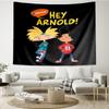 Friendship Laughter Arnold Quick-Dry Tapestry Hanging for Bedroom,Livingroom, Playroom,Decor Art Room Wall Tapestry Holiday and Birthday Gifts