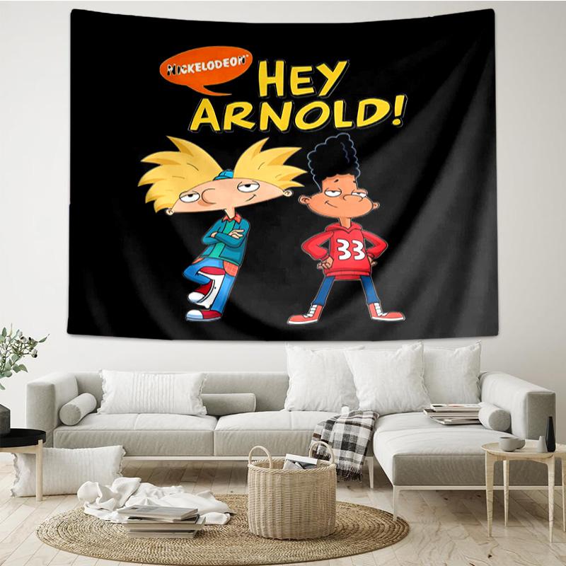 Friendship Laughter Arnold Quick-Dry Tapestry Hanging for Bedroom,Livingroom, Playroom,Decor Art Room Wall Tapestry Holiday and Birthday Gifts