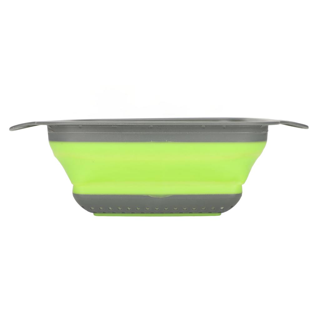 Faltbarer Abtropfkorb Faltbar Langlebig PP TPR Stark Tragfähig Abtropfloch Gemüsewaschkorb für Obst Gemüse