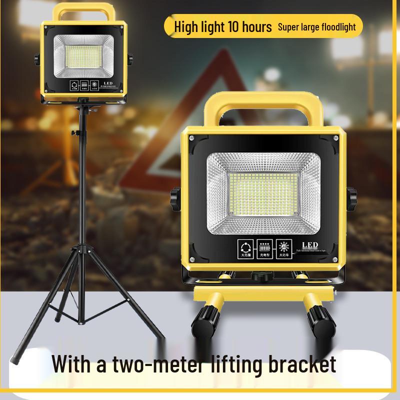 Emergency LED Floodlight for Camping, Night Markets, and Power Outages