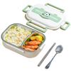 Stainless Steel Thermal Lunch Box with Cutlery Set 2/4/5 Grids Heat Preservation Bento Box Panda for Audlts Kids Lunch Cooking