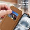 For iPhone 16 Plus Case Compatible with MagSafe RFID Blocking Card Holder Leather Phone Cover