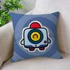 Game Brawl Game SStars Pillow Covers Cartoon Sofa Decorative Home Doublesided Printing Short Plush Cute Cushion Cover