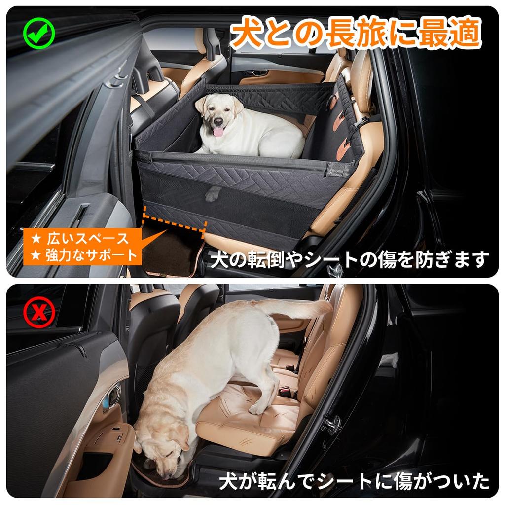 Cavoyo a Comfortable Car Pet Driving Seat for Car Back for Large Half Car Dog Abrasion with Prevents Jumping Pet Driving for All Types of for All