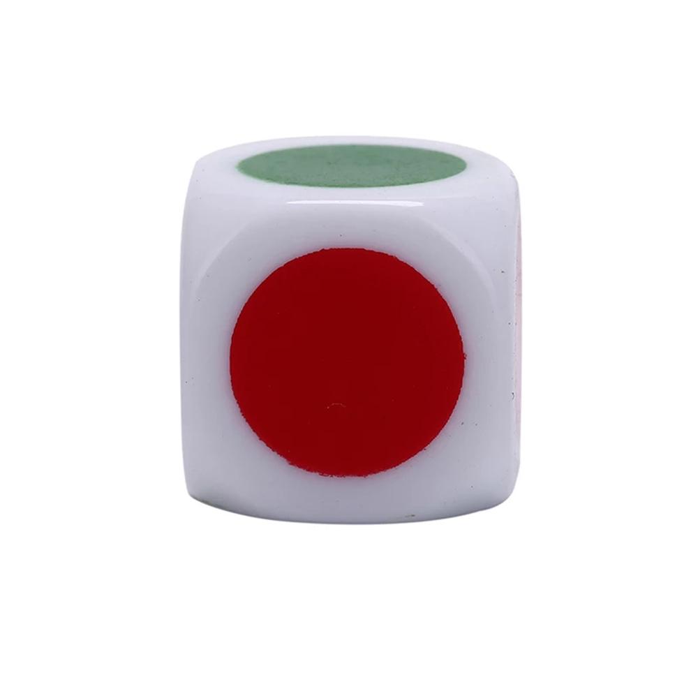 For Kids Family 5Pcs/Lot Board Game 16 Mm Acrylic Six Sided White Color Dices Cube Dice