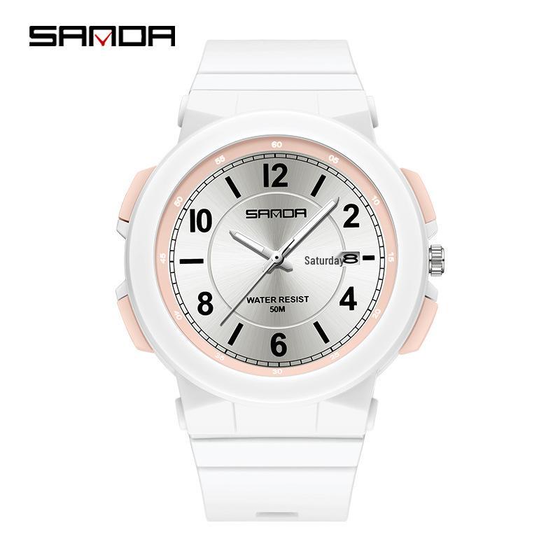 Sanda Student Watch: Simple Double Calendar Design for Junior High Students