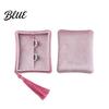 Travel Jewelry Case Velvet Box Organizer with Tassel Women Lined