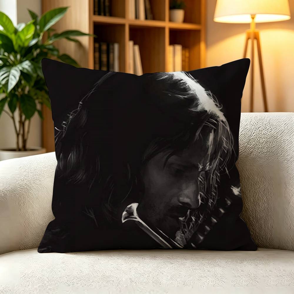 TThe Lord of the Rings LOTR Epic Fantasy Movie Pillow Case Square DoubleSided Sofa Cushion Cover Bedroom Bedside Pillow