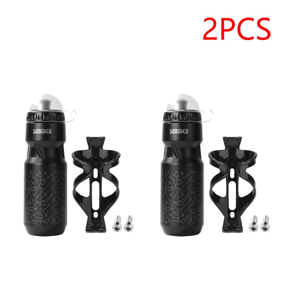 1/2/3 Stück Leichter Fahrrad-Wasserflaschenhalter Kunststoff Kohlefaser Käfig mit 750ml Wasserflasche für Rennräder & Mountainbikes