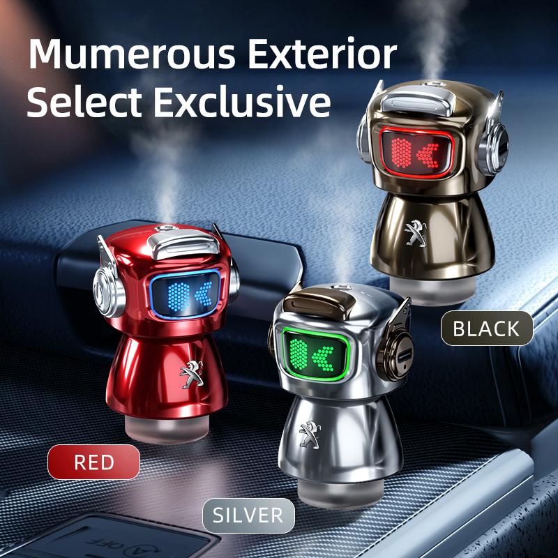 Car Air Outlet Robot Perfume Ornament Fragrance Water Diffuser For Peugeot 107 408 4008 308 3008 5008 508 2008 208 301 106 205