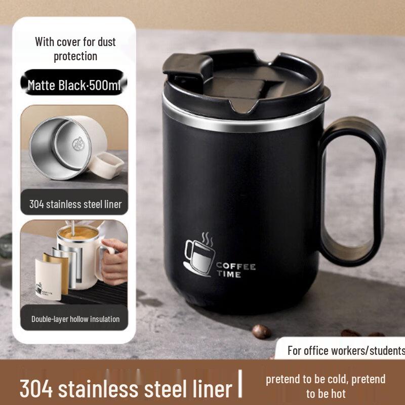 Minai 304 Stainless Steel Insulated Coffee Mug with Lid
