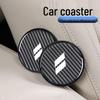 Ruilan Car Coaster: Carbon Fiber Texture Heat Insulation for 7/9/60s/6Pro/80VPro/X3Pro Models