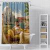 Home Shower Curtains for Bathroom Landscape Animals Waterproof Fabric Bathroom Curtains Modern Shower Curtain 180x200 240x200