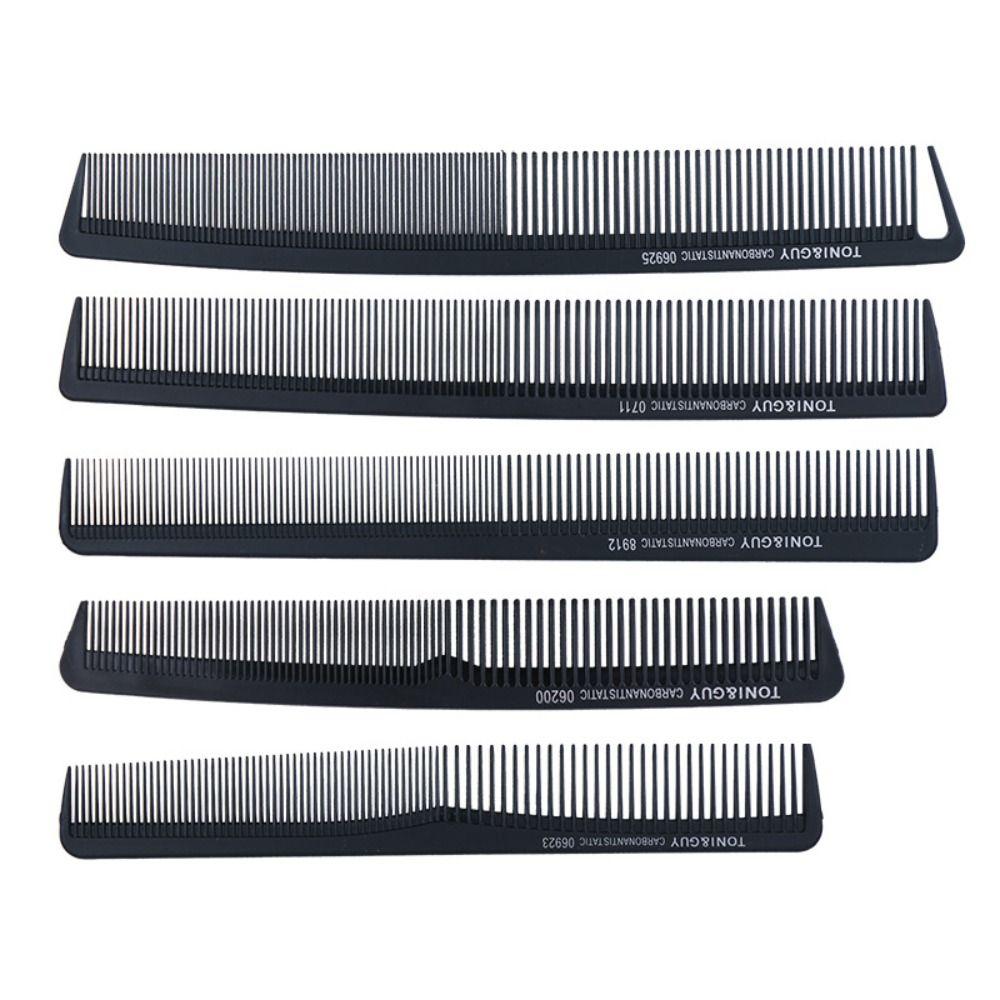 Black Straight Hair Brushes Anti-slip Hair Cutting Comb Hair Styling Tool Pro Hairdressing Combs