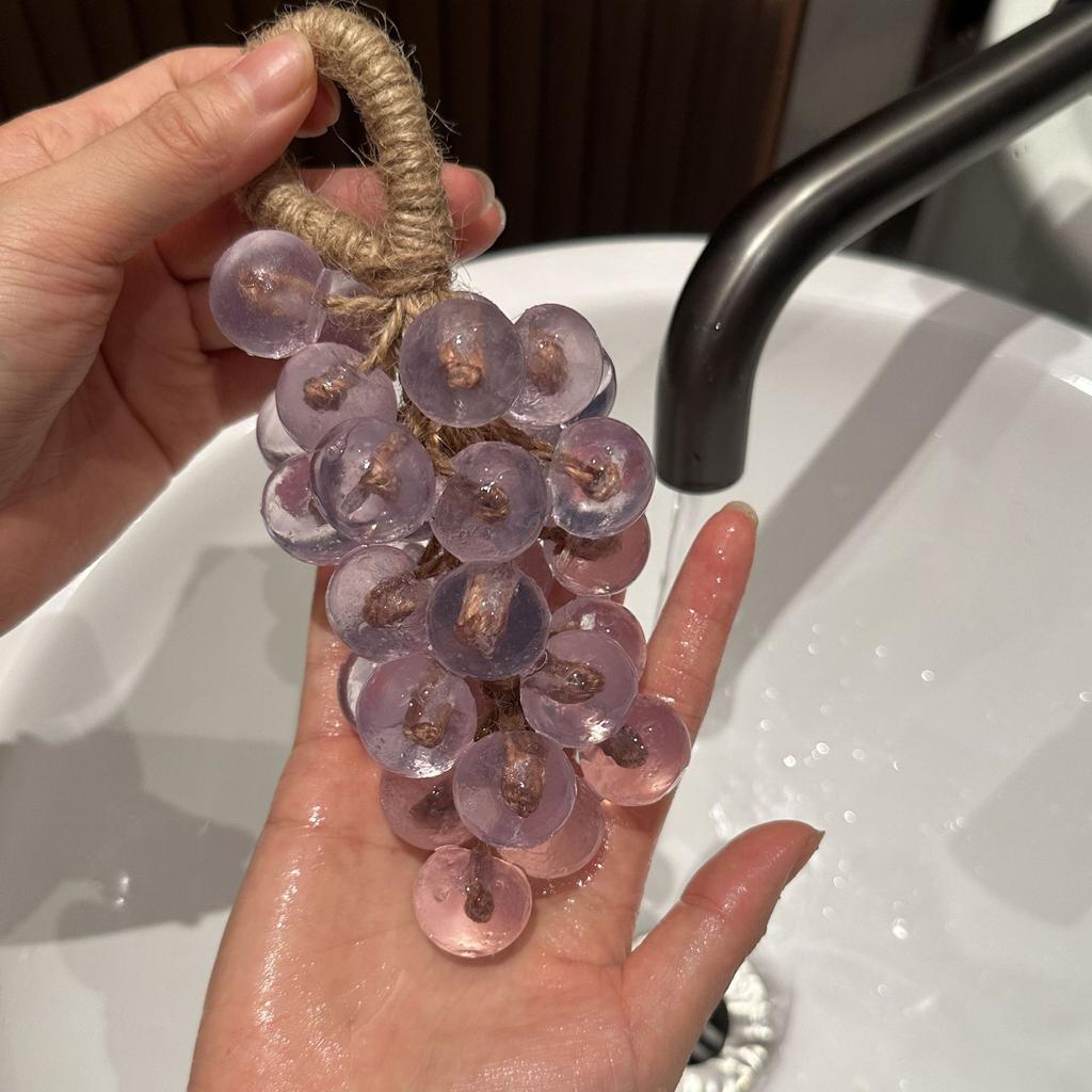 Grape Soap Moisturizing Essential Oil Handmade Soap Crystal Transparent Grape Shape Soap
