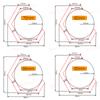 2Pcs Hexagon RGBW Multi-Color Led Angel Eyes Chasing Flowing Halo Rings Sequential Turn Signal Cotton Light 70mm 80mm 86 90mm