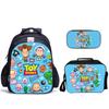 Doll Collective Probe Children'S Fun Three-Piece Set Woody Bass School Bag Pencil Bag Thermal Insulation Meal Bag Student Campus Set