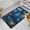 Marlin Fish Collection Pattern Rug Floor Mat for Living Room or Bedroom Soft and Comfortable Carpet a Gift for Birthday and Holiday.