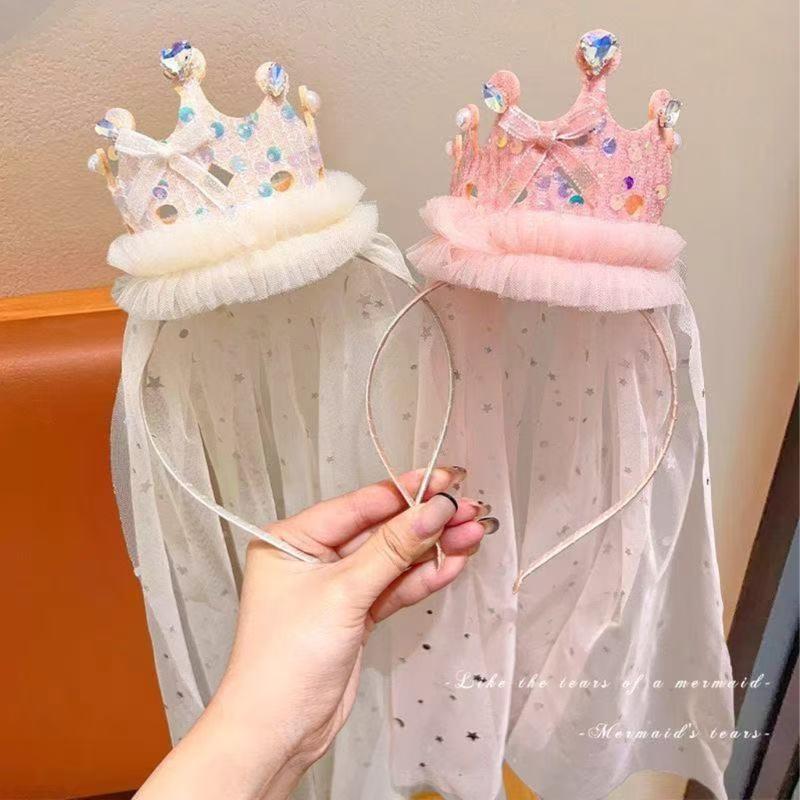 Sparkling Glass Rhinestones Crowns Hairband For Girls Cosplay Headband Perfect For Parties And Special Occasion