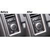 Carbon Fiber Interior Dim Light Control Cover Trim  Fits For RAM 1500 2013-2018