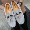 Fashion Men Shoes Sude Leather Casual Summer Shoes Classic Men Loafers Elegantes Slip On Men 'S Flats Moccasins Men Driving Shoes