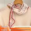 Retro Paisley Wool & Mulberry Silk Bandana Scarf Shawl