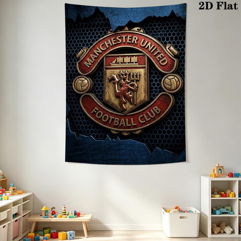 Manchester Football Club Threepiece Set 1 Duvet Cover 2 Pillowcase Without Core Bedding Set Soft And Comfortable Duvet Cover And Pillowcase