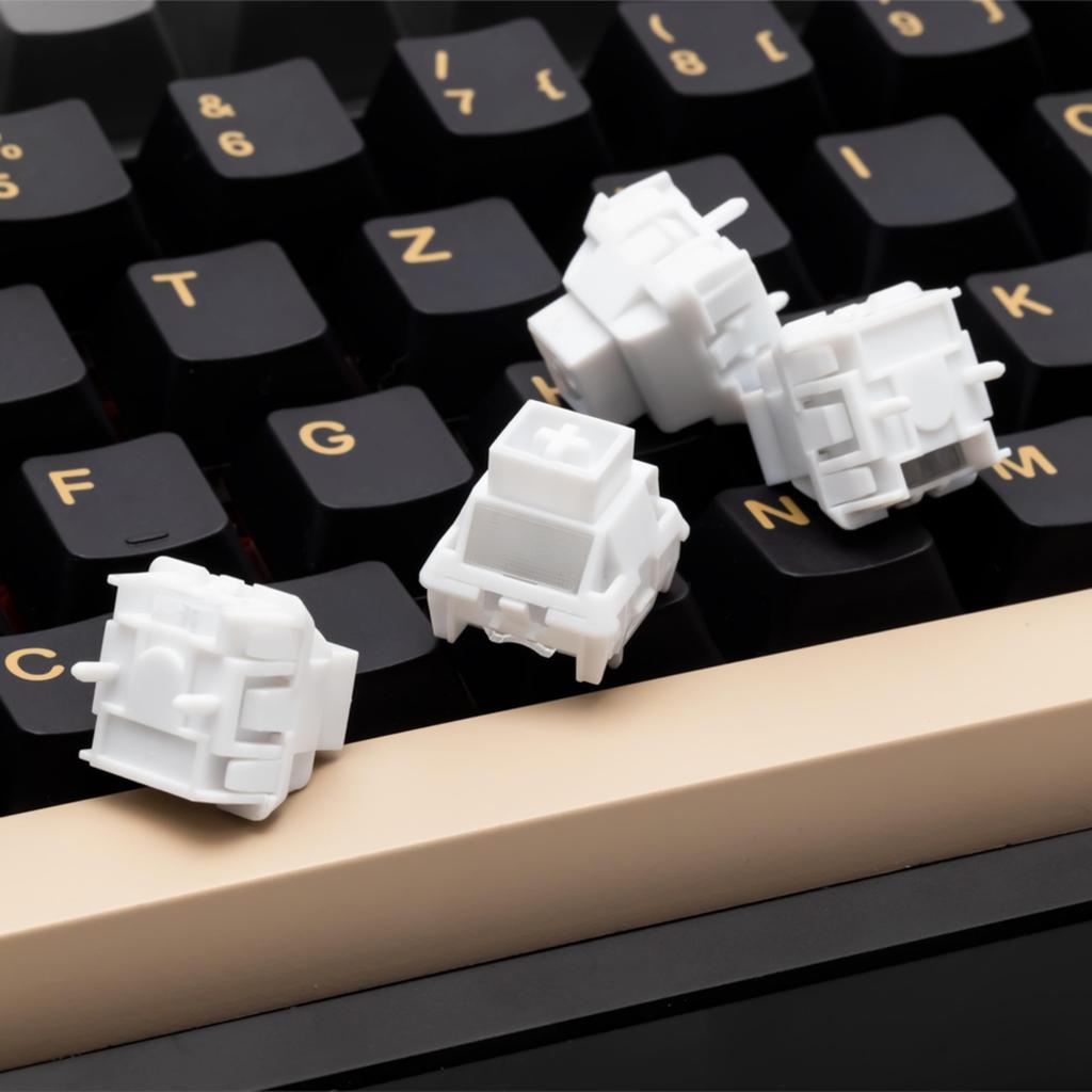 KIBU Gear FANG Magnetische Schalter, Linear, 35gf, Rapid Trigger, 0.01, für Gaming DIY Tastaturen, 35 Stück, Vorgeschmiert