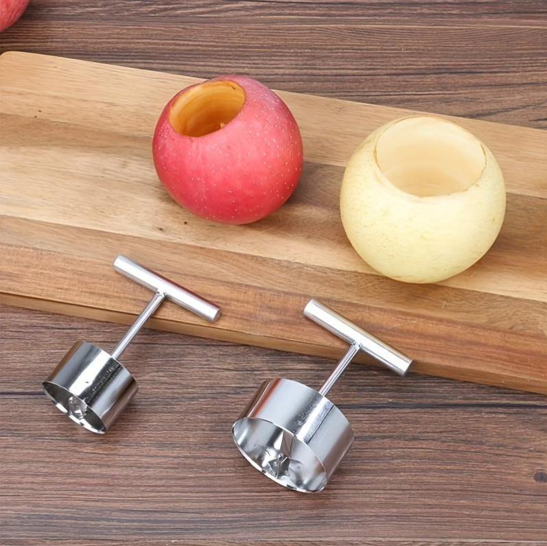 Easy-Grip Stainless Steel Core Remover-Apple & Pear Pitting Tool-Home & Restaurant Use