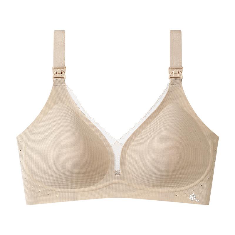 Breastfeeding underwear Women's pregnant women's bras gather anti-sagging postpartum breastfeeding bras, beautiful back comfortable vest bra